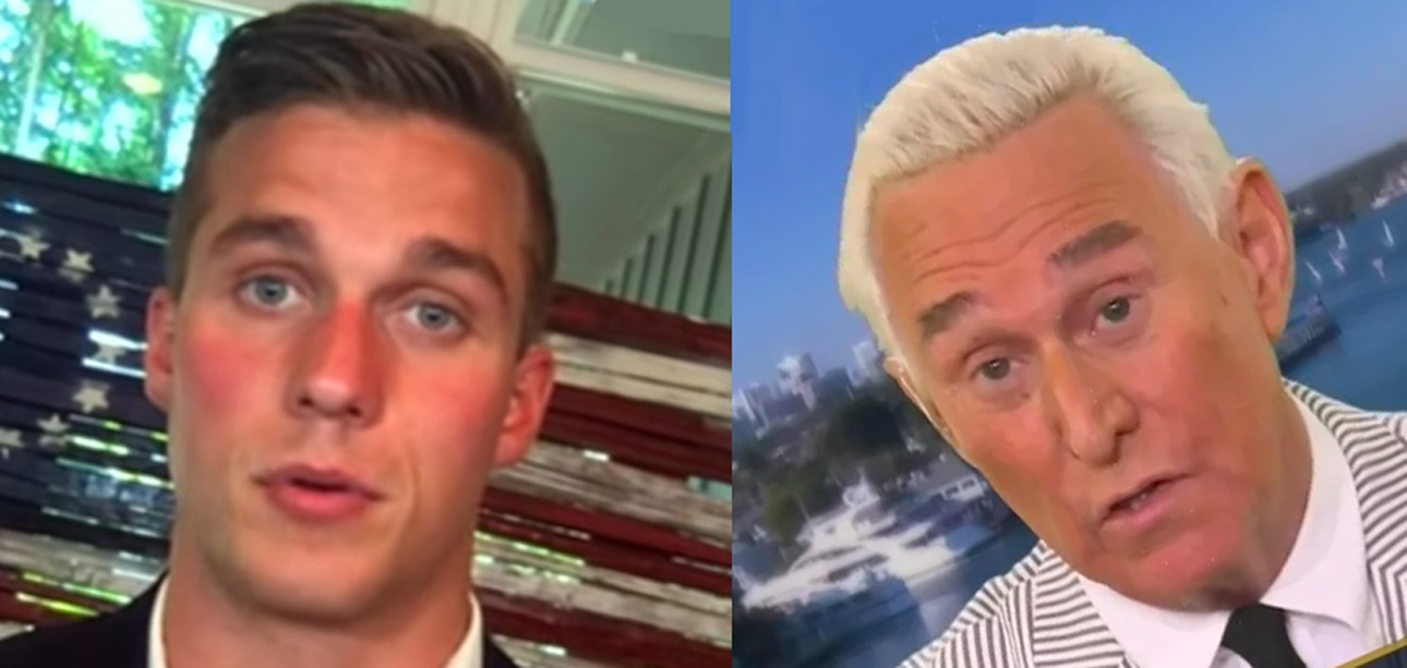 Alleged Pervert Roger Stone Backs Madison Cawthorns Orgy St