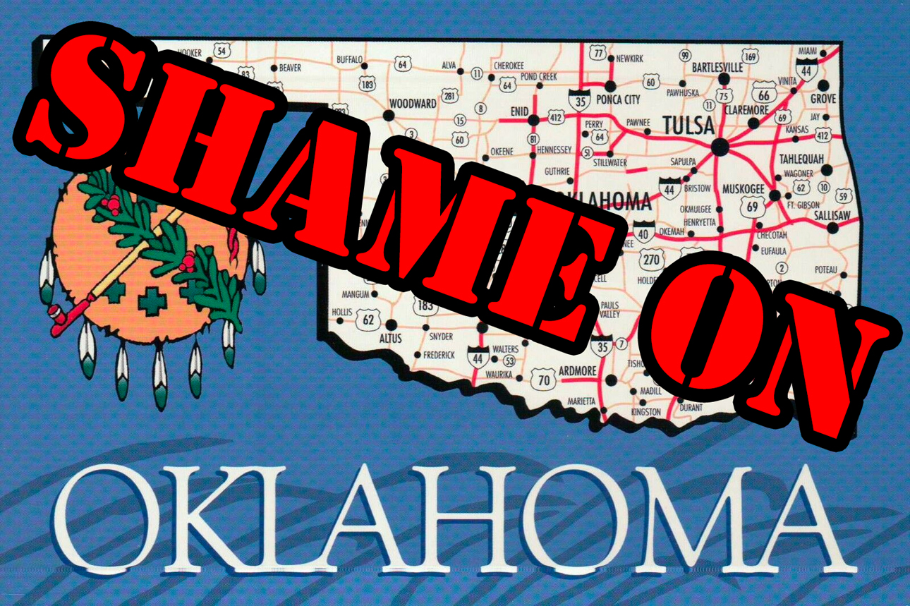 Shame On Oklahoma - Vimarsana News