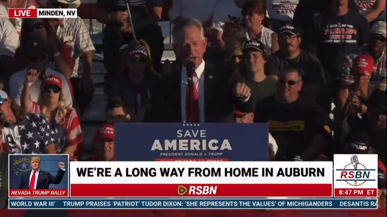 Tommy Tuberville Says The Quiet Part Out Loud At Nevada Trump Rally - Vimarsana News