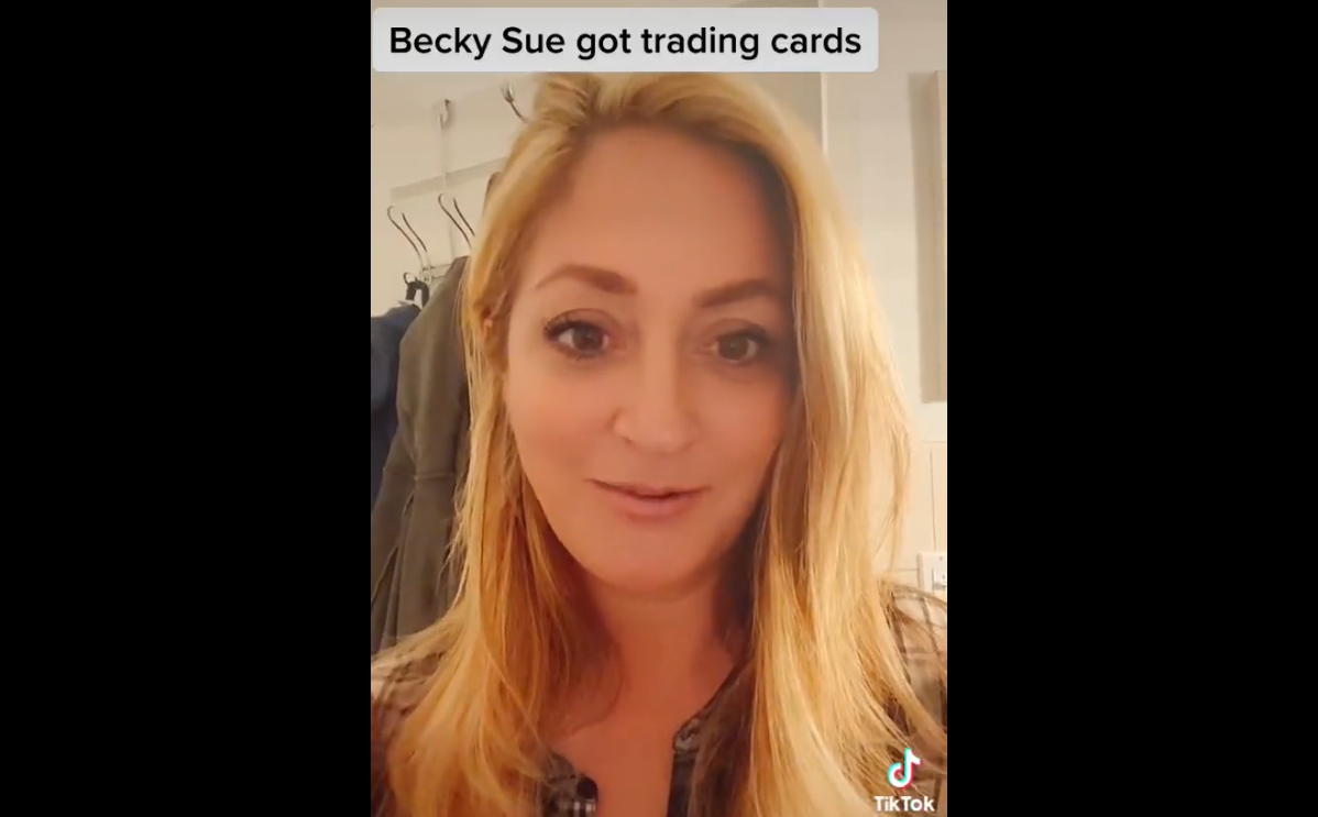 Becky Sue Done Got Herself Some Trump Trading Cards | Crooks and Liars