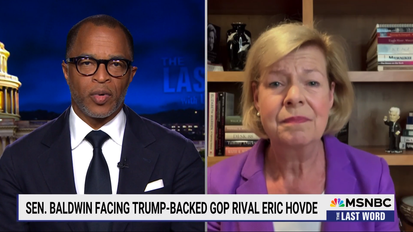 Senator Baldwin Trashes Carpetbagger Hovde In Every Way