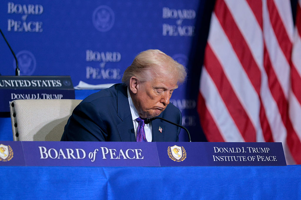 Trump Holds Board Of Peace Meeting While Sending Warships To Iran
