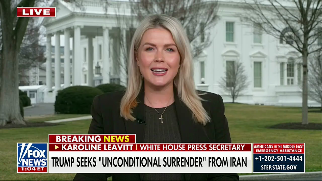 Karoline Leavitt: 'Doesn't Really Matter' Putin Is Helping Iran Target US Troops