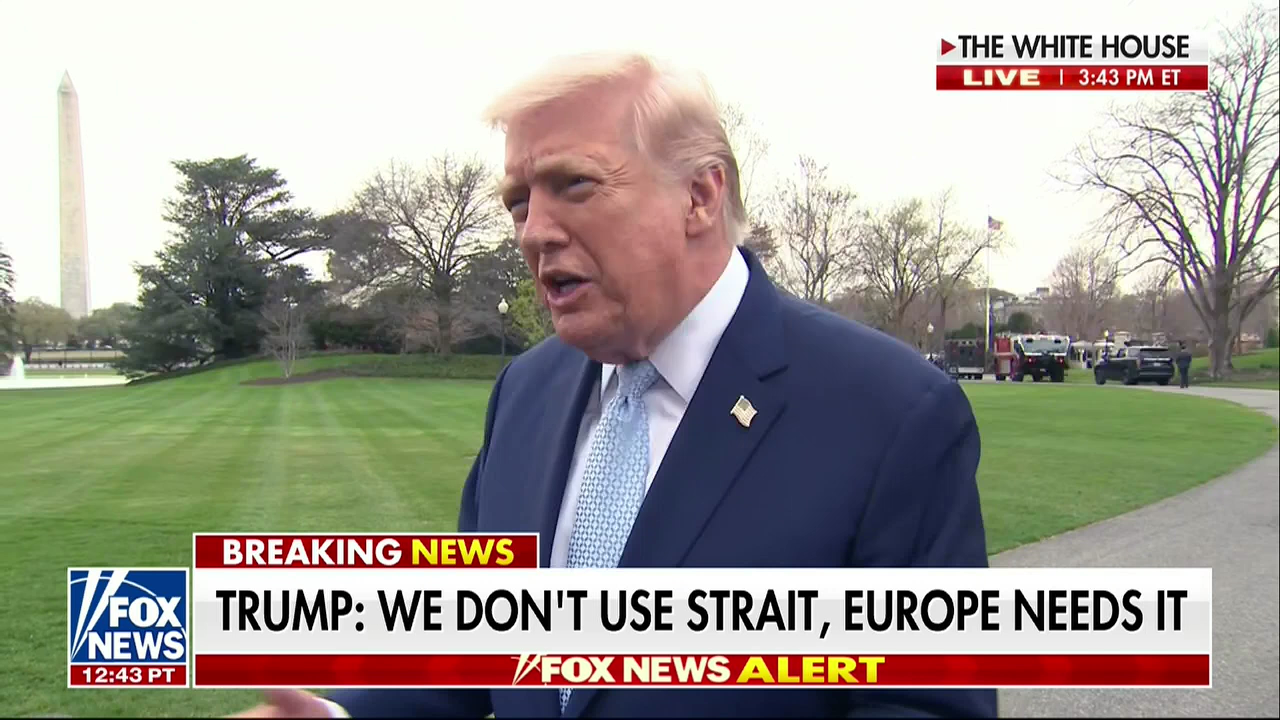Trump: The Strait Of Hormuz Will 'Open Itself'