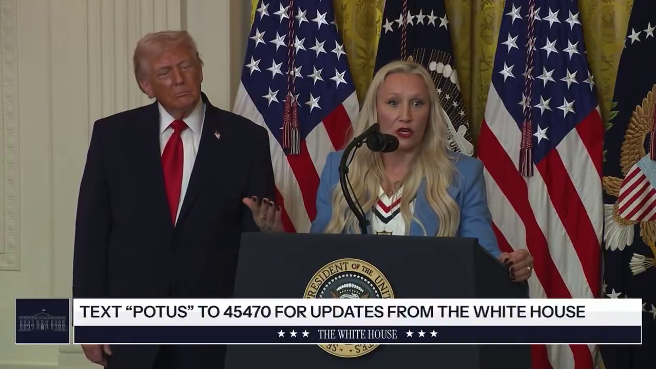 Trump Turns Women's History Event Into Celebration Of Himself