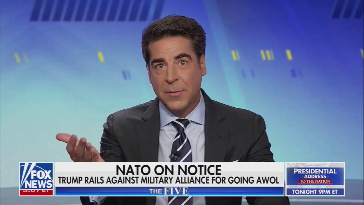 Watters Lashes Out At NATO: 'We Saved Them Twice From World Wars'