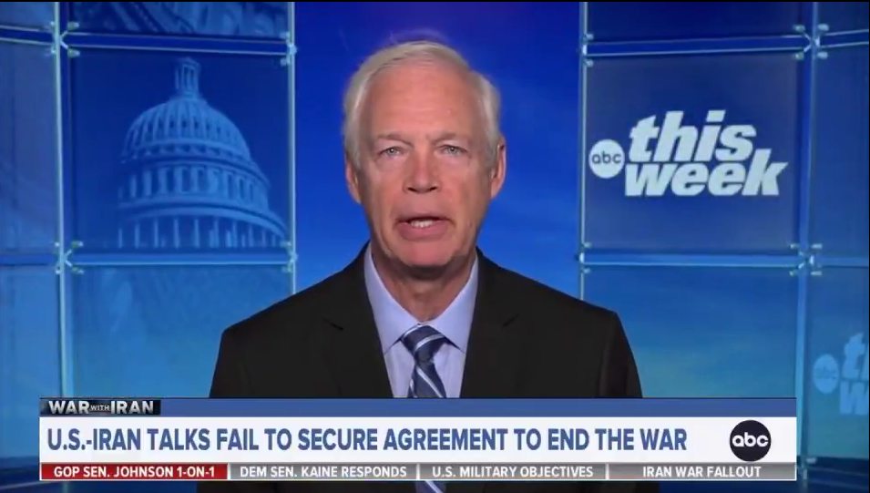 Ron Johnson: Failures In Iran War Is Because Of Gun Control