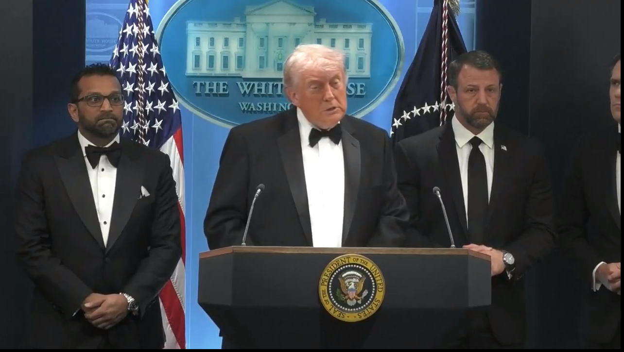 Trump Uses WHCD Incident To Plug The Epstein Ballroom