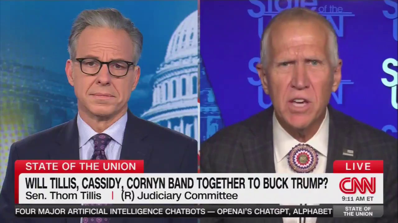 Tillis Compares Paxton Ethics Scandal To Dahmer's 'Diet Problems'
