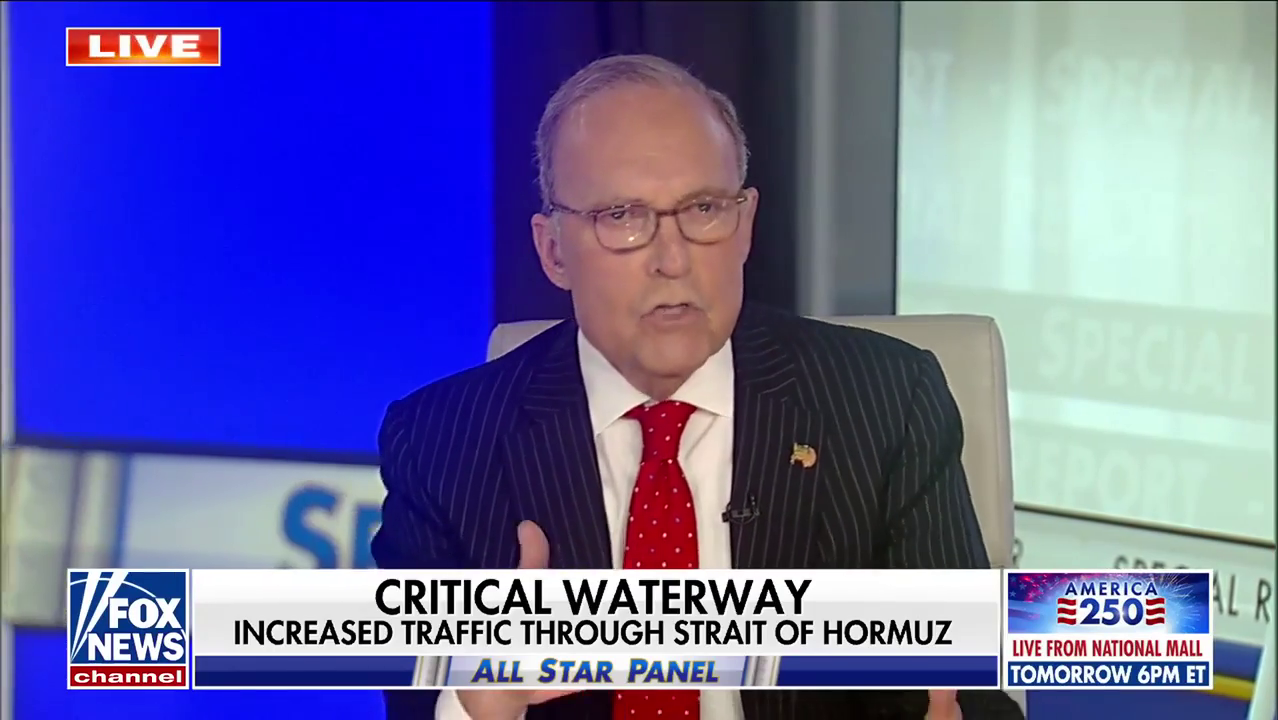 Kudlow Bemoans All Of The 'Hand-Wringing' Over Iran War
