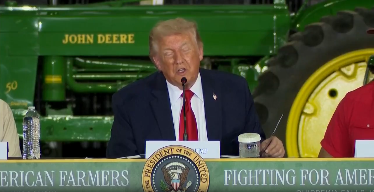Donald Went To Wisconsin But No One Is Sure Why