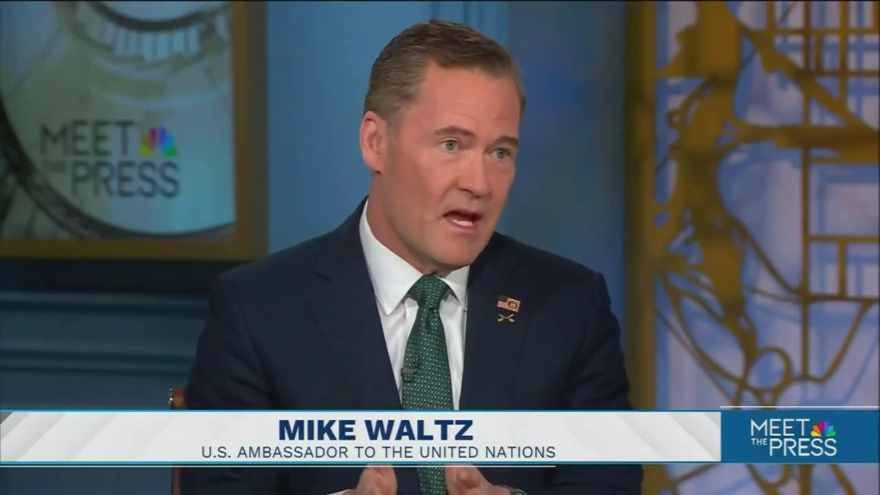 Mike Waltz Blames Biden For Depleted Weapons Stockpile