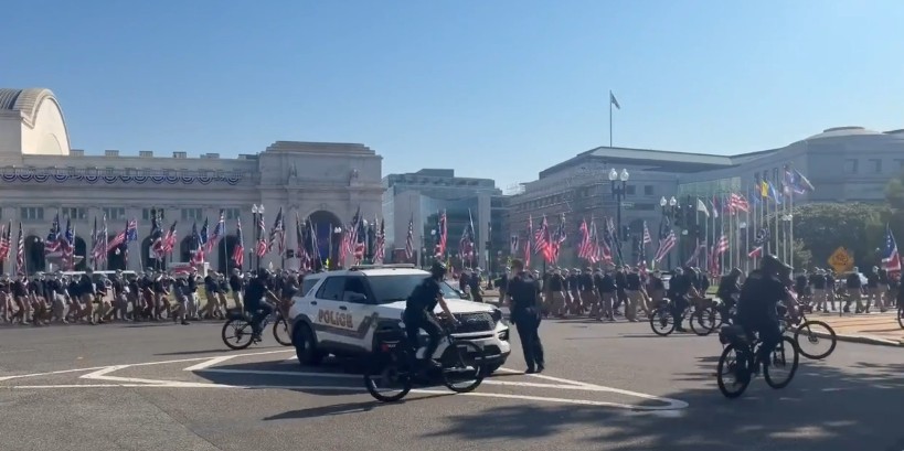 Trump's Fascist Friends Showed Up For His Big Party