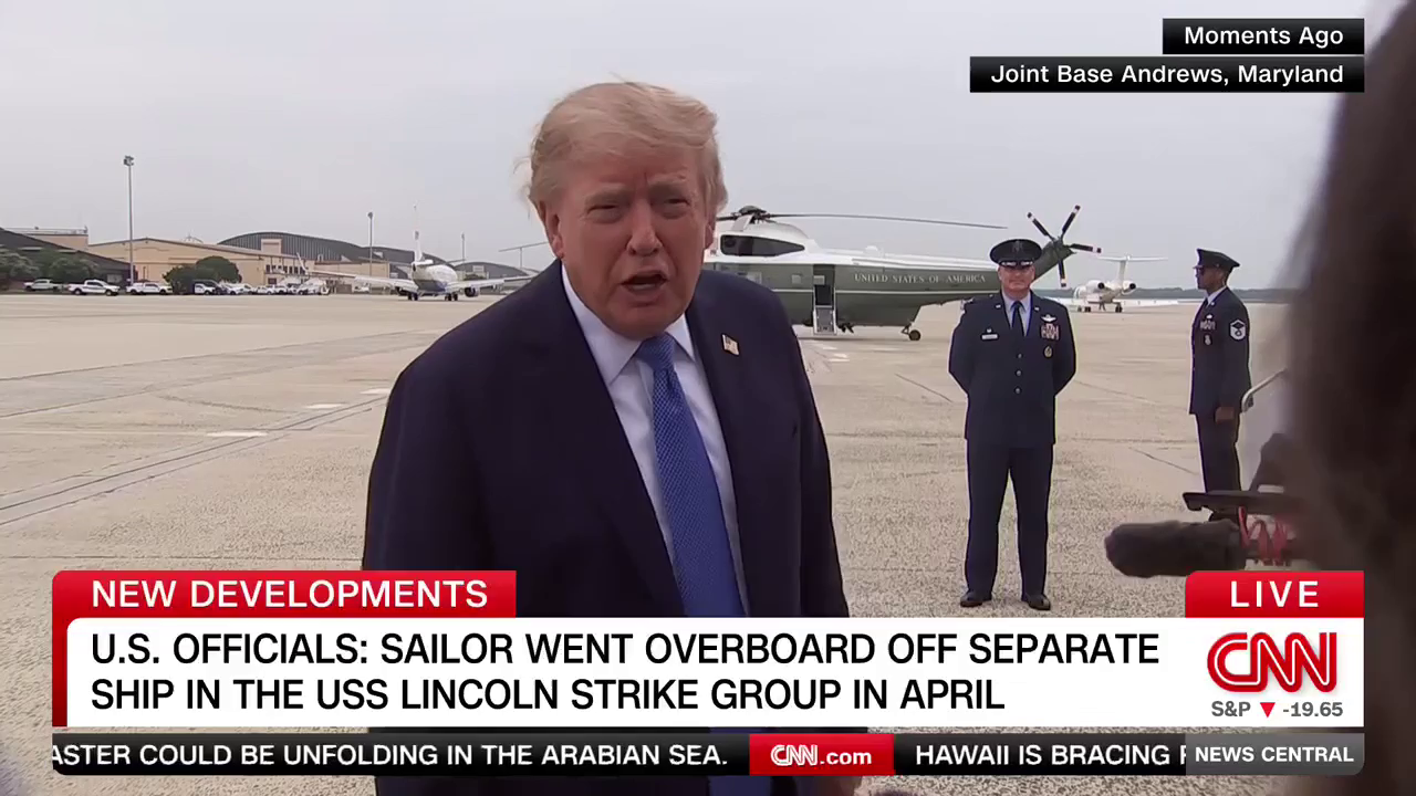 Trump Tells Desperate Troops On USS Lincoln To Pound Sand