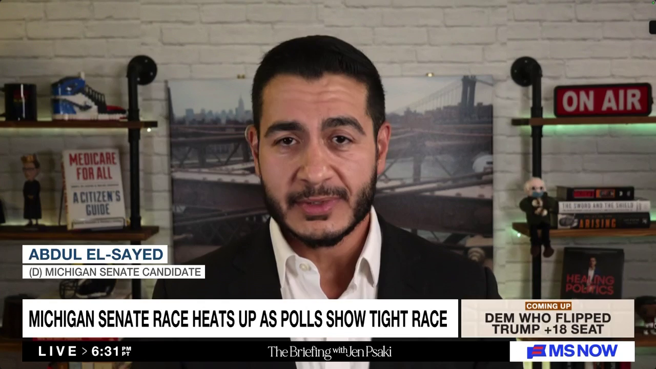 Abdul El-Sayed: Mike Rogers Afraid Of ‘Pissing Off Daddy Trump’