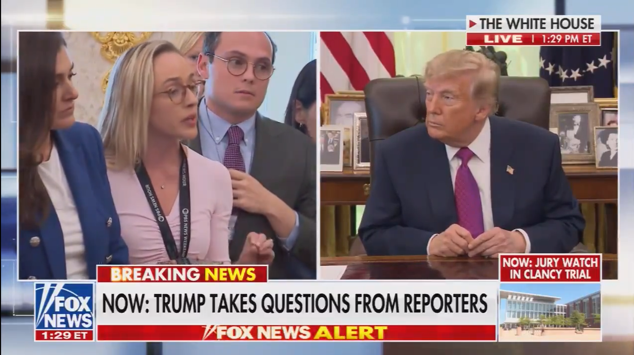 Trump Dodges Questions About Mail-in Ballots