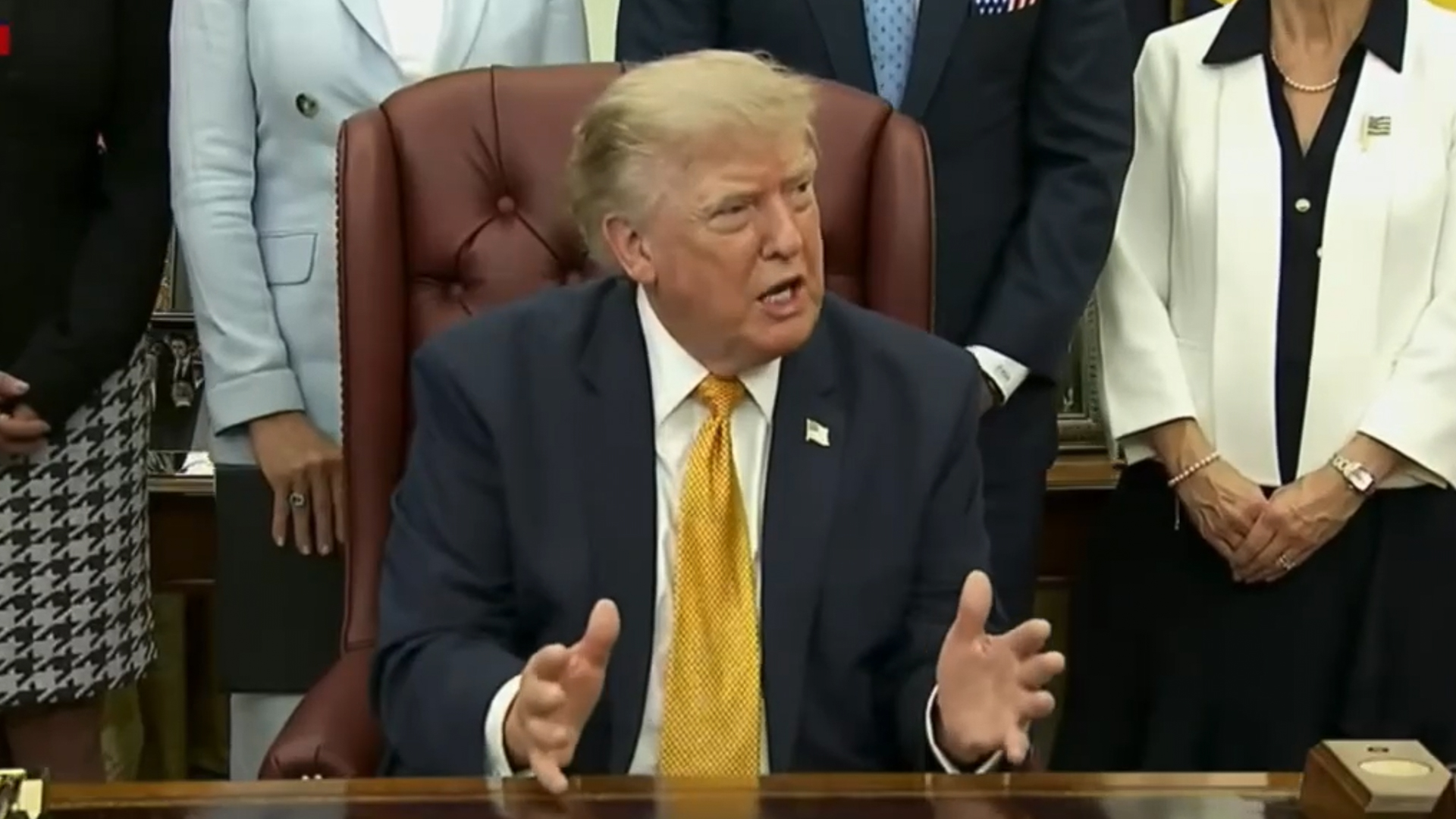'Don't Ever Talk Again!' Trump Explodes Over Pirro Reflecting Pool Question