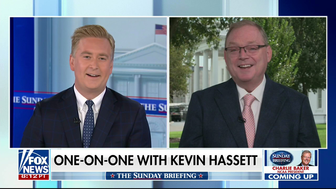 Image for article Hassett Still Blaming Biden For Trumps Rotten Economy