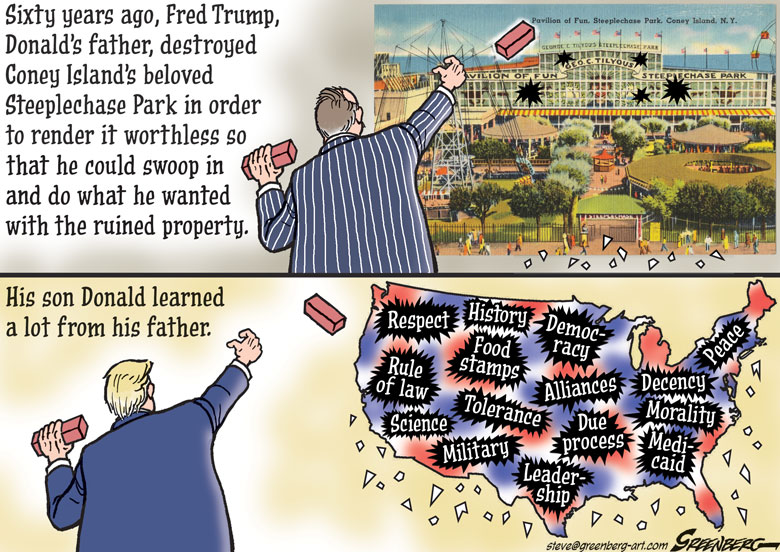 Fred Trump Schools His Son