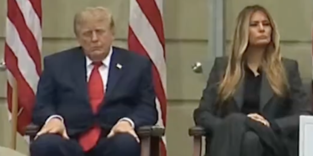 Grampa Trump Can’t Stay Awake During 9/11 Ceremony
